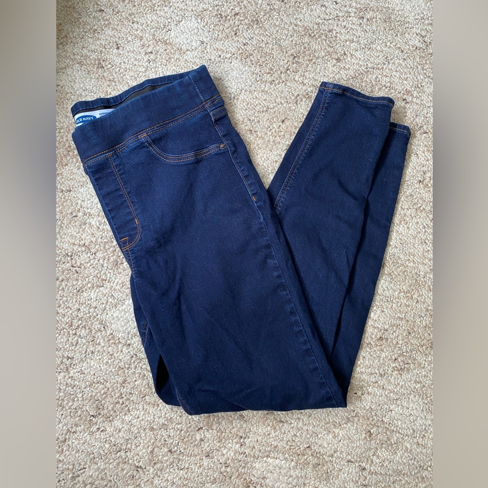 Old Navy Mid-Rise Rockstar Super Skinny Jeggings